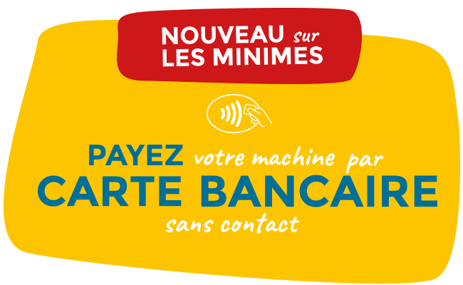 Nouveau chez Laverie du MUST, paiement sans contact